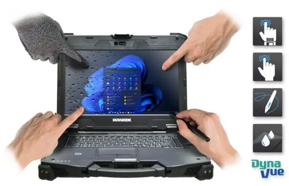 Tablette PC durci
                            Durabook Z14I - Affichage